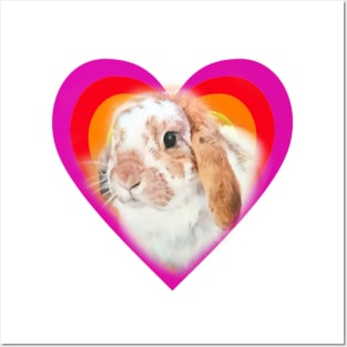 'Lockers' the gorgeous mini lop rabbit! Posters and Art